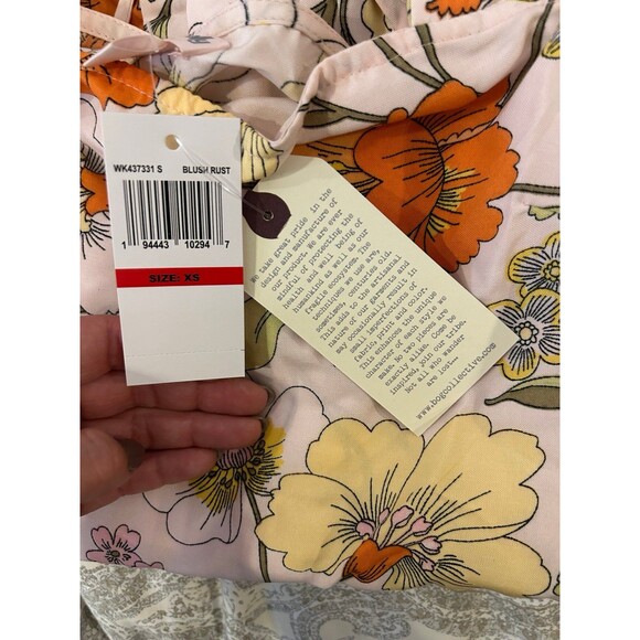 NWT XS Lottie and Holly pink floral dress - Picture 4 of 4